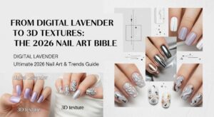 featured: from digital lavender to 3d textures: the 2026 nail art bible