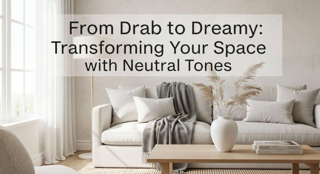 featured: from drab to dreamy: transforming your space with neutral tones