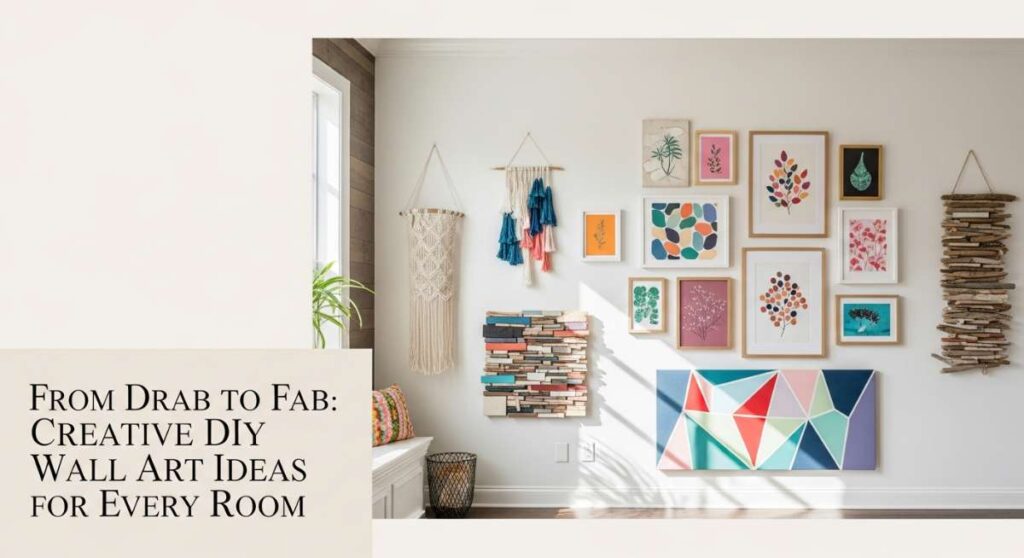 featured: from drab to fab: creative diy wall art ideas for every room