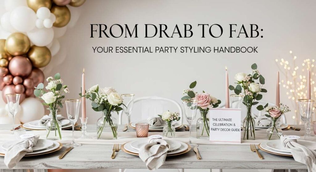 featured: from drab to fab: your essential party styling handbook
