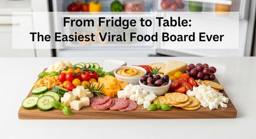 featured: from fridge to table: the easiest viral food board ever