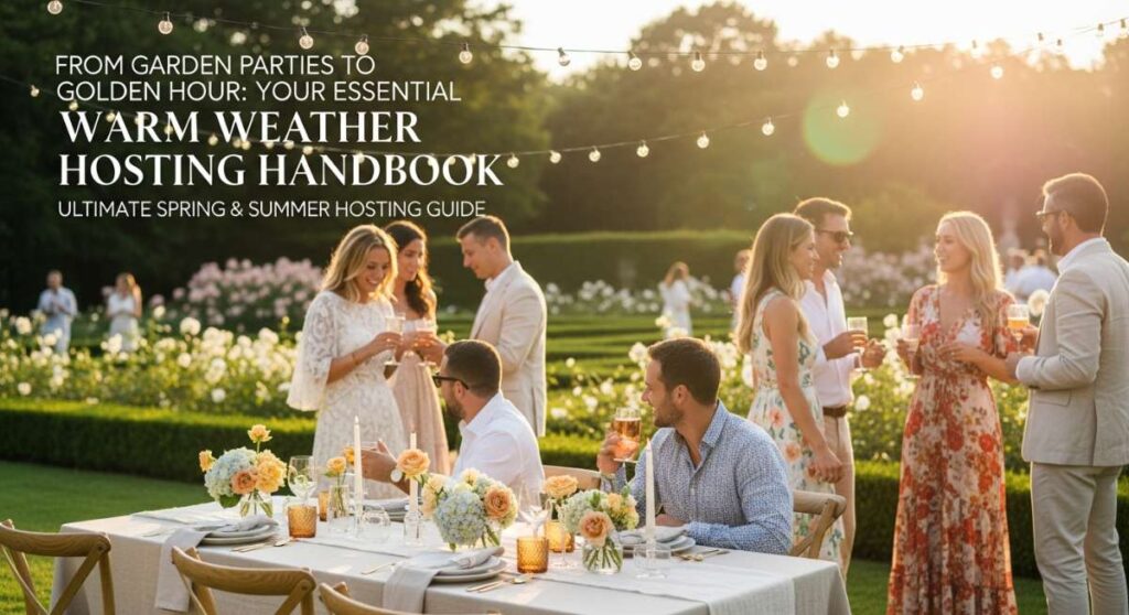 featured: from garden parties to golden hour: your essential warm weather hosting handbook
