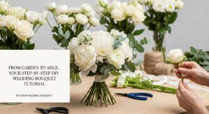 featured: from garden to aisle: your step by step diy wedding bouquet tutorial