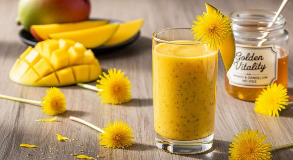 featured: from garden to glass: refreshing mango and dandelion detox recipes