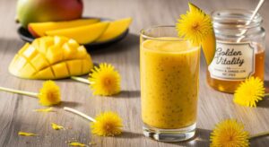 featured: from garden to glass: refreshing mango and dandelion detox recipes