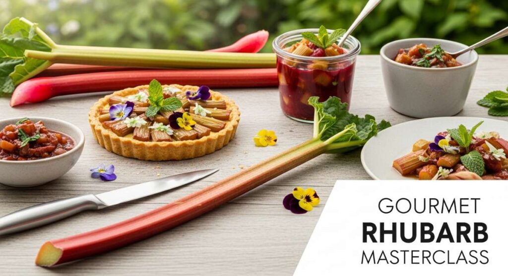 featured: from garden to gourmet: mastering the art of rhubarb