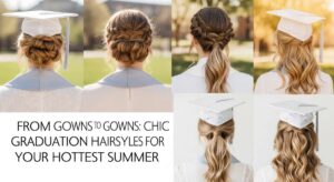 featured: from gowns to gowns: chic graduation hairstyles for your hottest summer