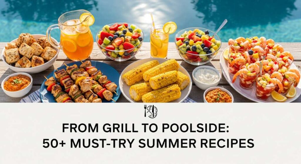 featured: from grill to poolside: 50+ must try summer recipes