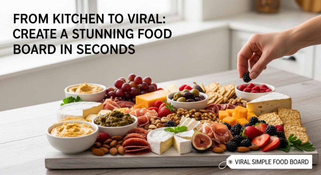 featured: from kitchen to viral: create a stunning food board in seconds