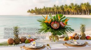 featured: from luau to luxury: the ultimate guide to hosting a tropical soiree