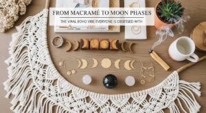 featured: from macramé to moon phases: the viral boho vibe everyone is obsessed with