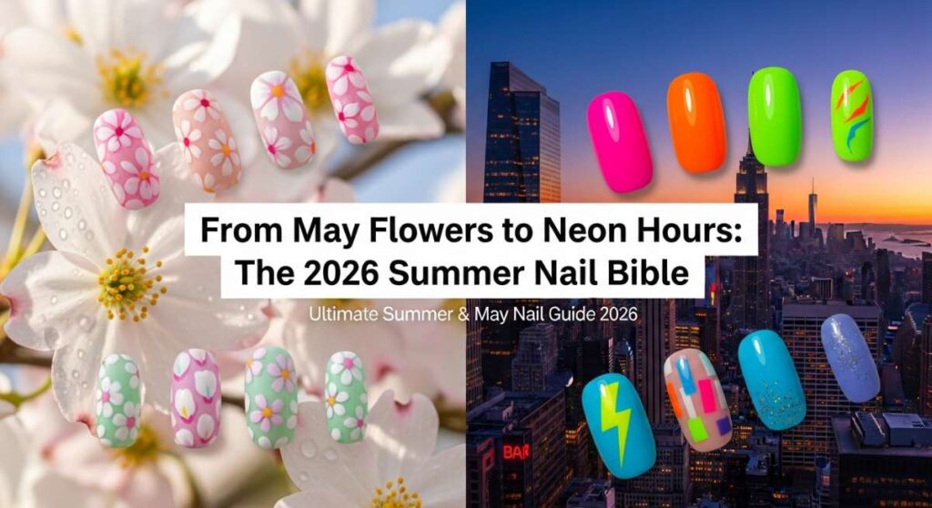 featured: from may flowers to neon hours: the 2026 summer nail bible
