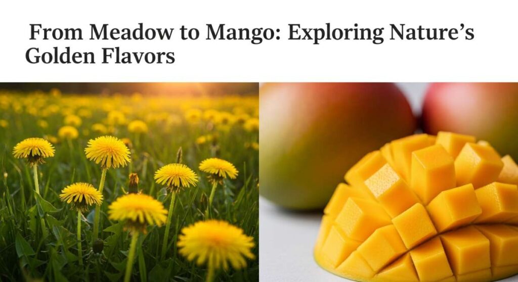 featured: from meadow to mango: exploring nature's golden flavors