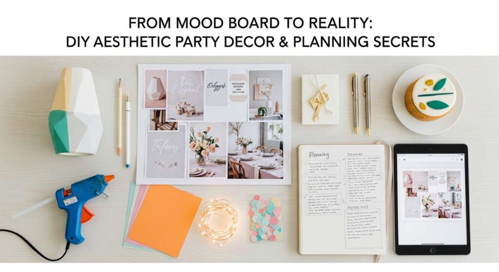 featured: from mood board to reality: diy aesthetic party decor & planning secrets