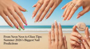 featured: from neon neos to glass tips: summer 2026’s biggest nail predictions