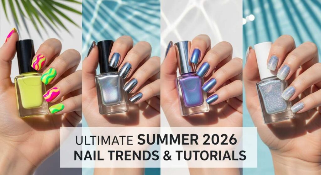 featured: from neon to chrome: summer 2026 nail trends you can do at home