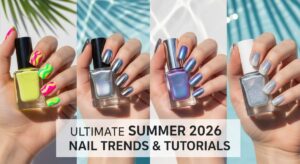 featured: from neon to chrome: summer 2026 nail trends you can do at home