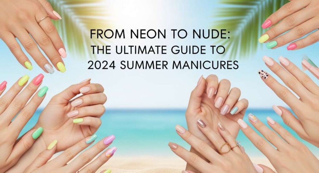 featured: from neon to nude: the ultimate guide to 2024 summer manicures