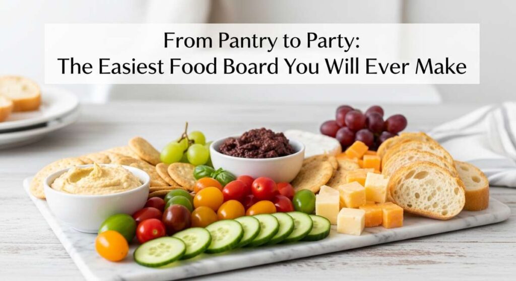 featured: from pantry to party: the easiest food board you will ever make