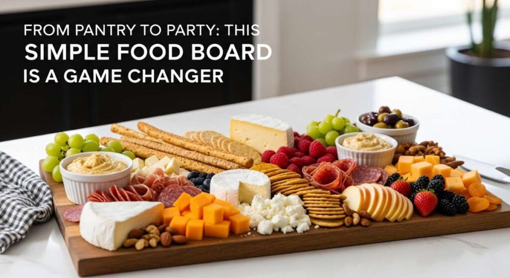featured: from pantry to party: this simple food board is a game changer