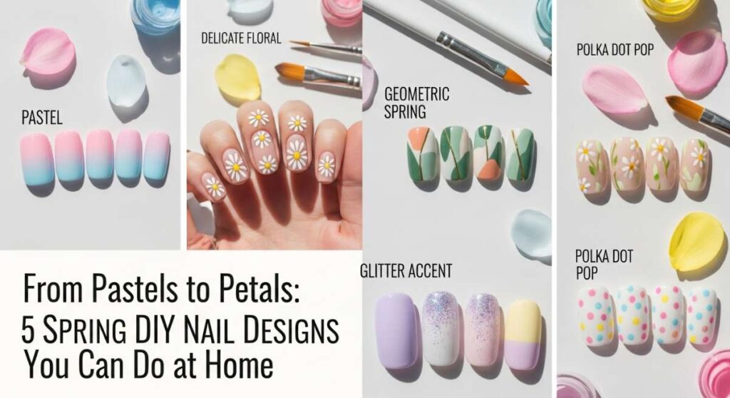 featured: from pastels to petals: 5 spring diy nail designs you can do at home