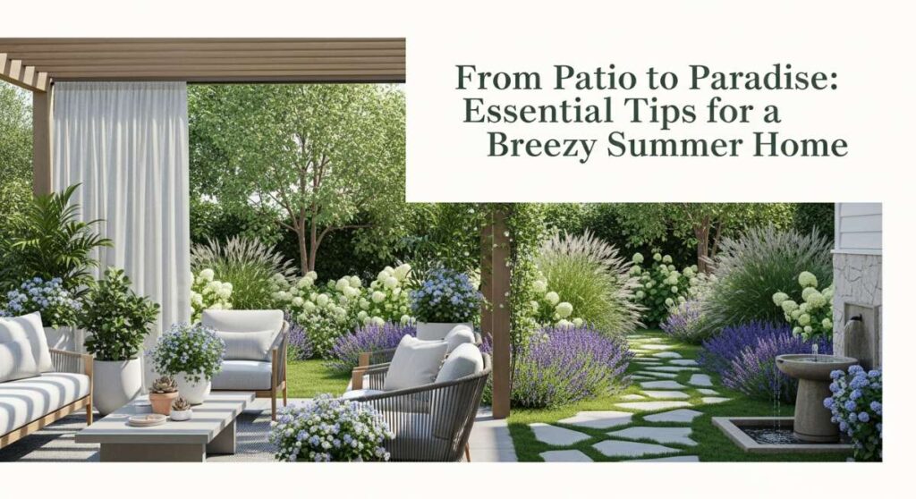 featured: from patio to paradise: essential tips for a breezy summer home