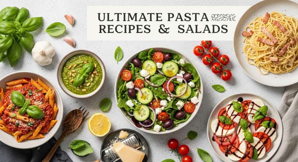 featured: from penne to pesto: pasta recipes & fresh salads you’ll love