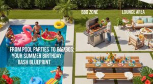 featured: from pool parties to backyard bbqs: your summer birthday bash blueprint