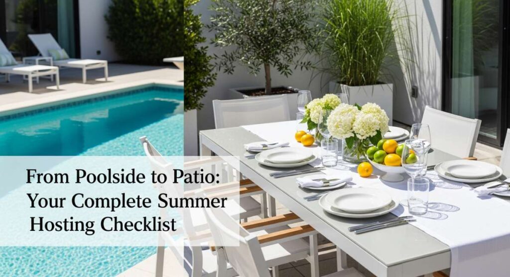 featured: from poolside to patio: your complete summer hosting checklist