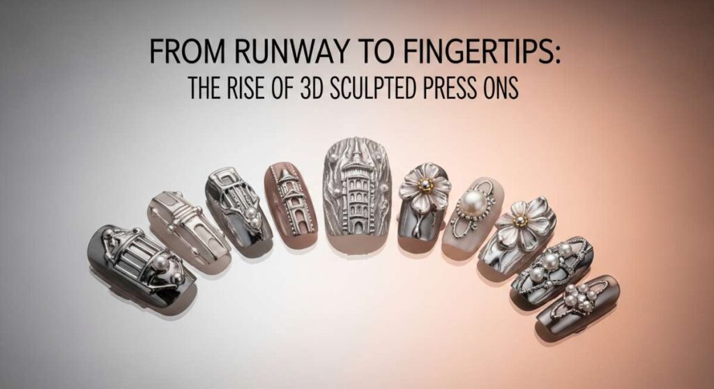 featured: from runway to fingertips: the rise of 3d sculpted press ons