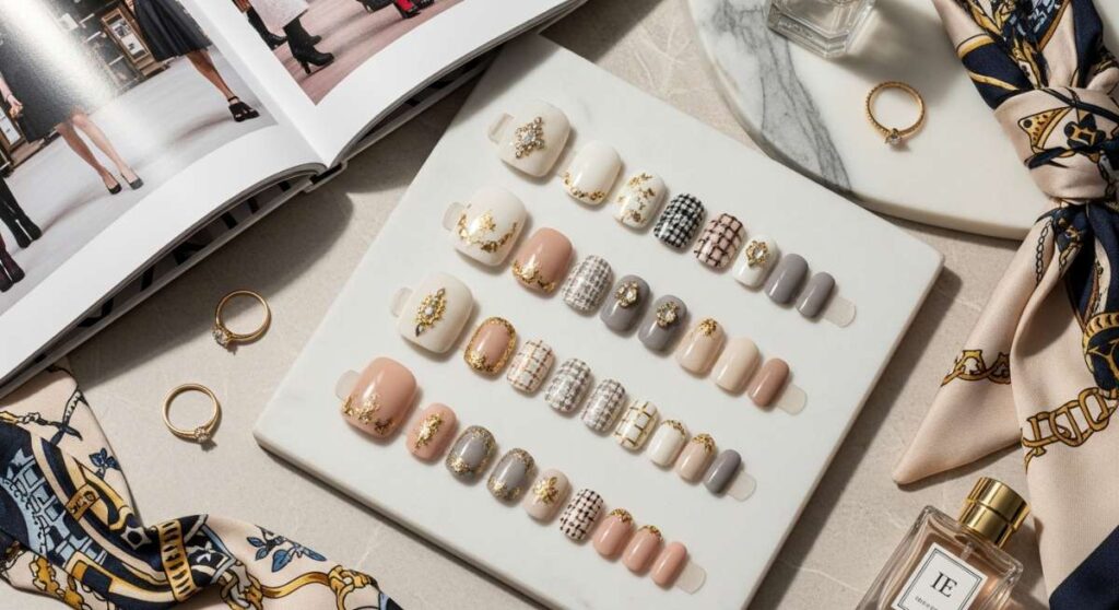 featured: from runway to real life: why luxury press ons are the new high fashion essential