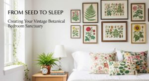 featured: from seed to sleep: creating your vintage botanical bedroom sanctuary