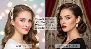 featured: from soft girl to old hollywood: which prom hair aesthetic are you?