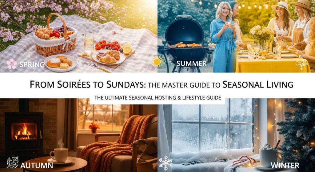 featured: from soirées to sundays: the master guide to seasonal living