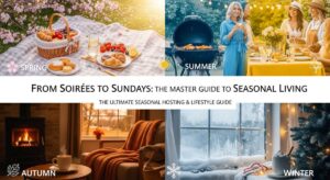 featured: from soirées to sundays: the master guide to seasonal living