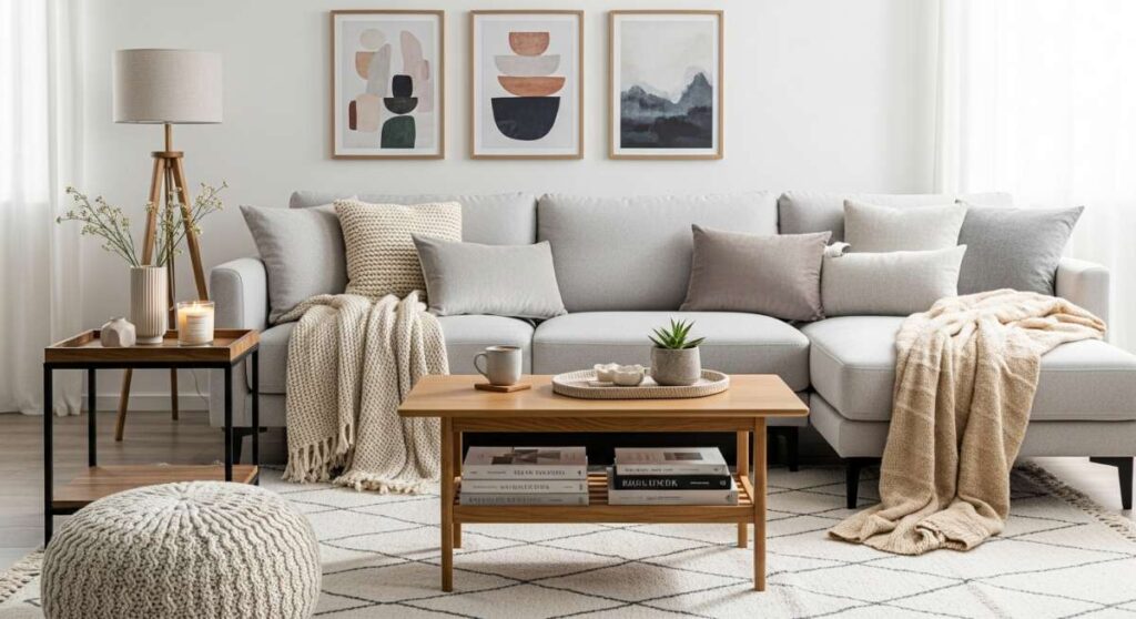 featured: from sterile to snug: the science of layering a modern living room