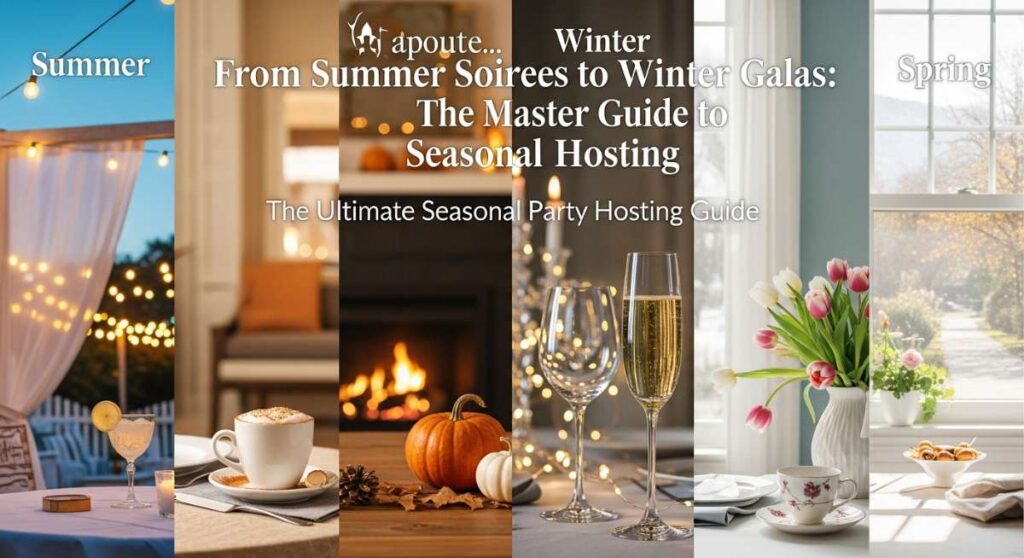 featured: from summer soirees to winter galas: the master guide to seasonal hosting