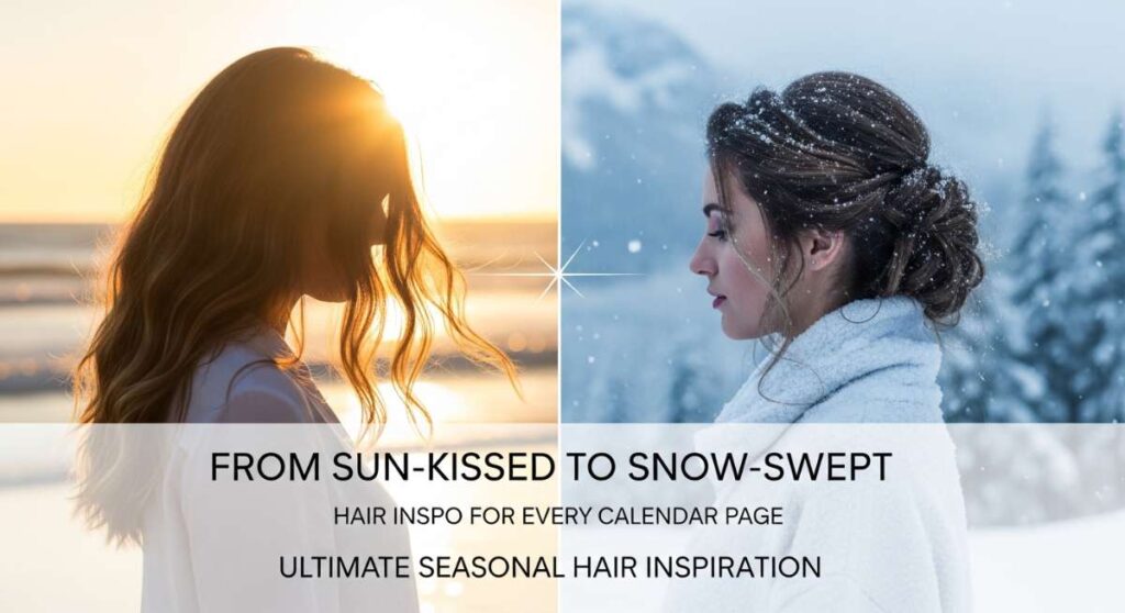 featured: from sun kissed to snow swept: hair inspo for every calendar page