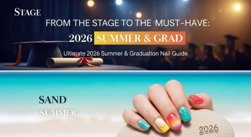 From the Stage to the Sand: Must-Have 2026 Summer & Grad Mani Ideas featured: from the stage to the sand: must have 2026 summer & grad mani ideas