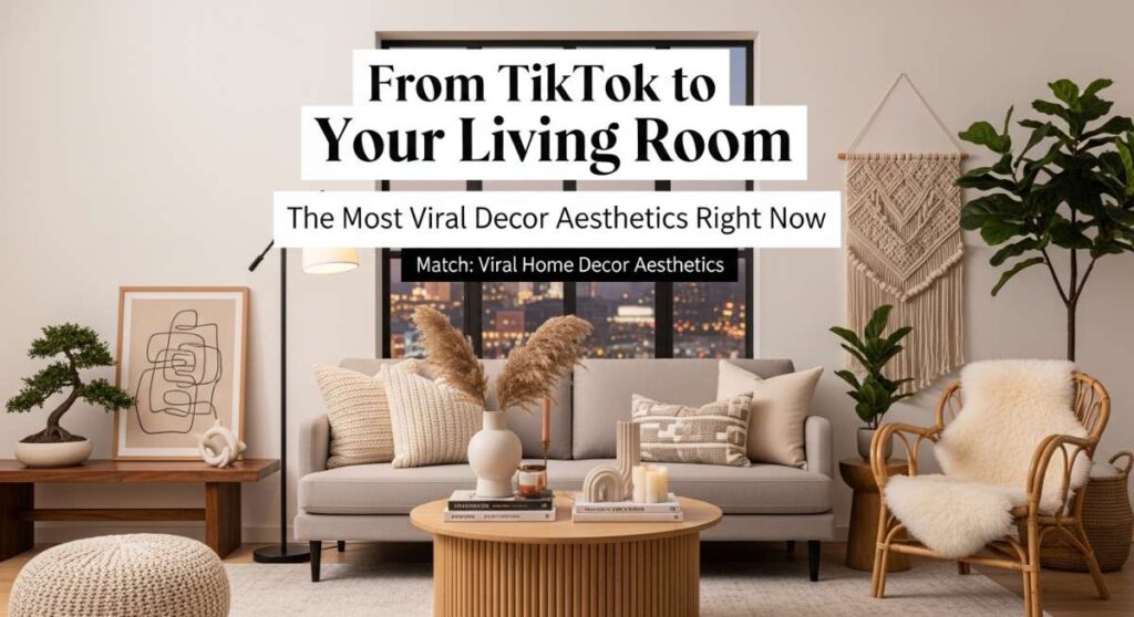 featured: from tiktok to your living room: the most viral decor aesthetics right now