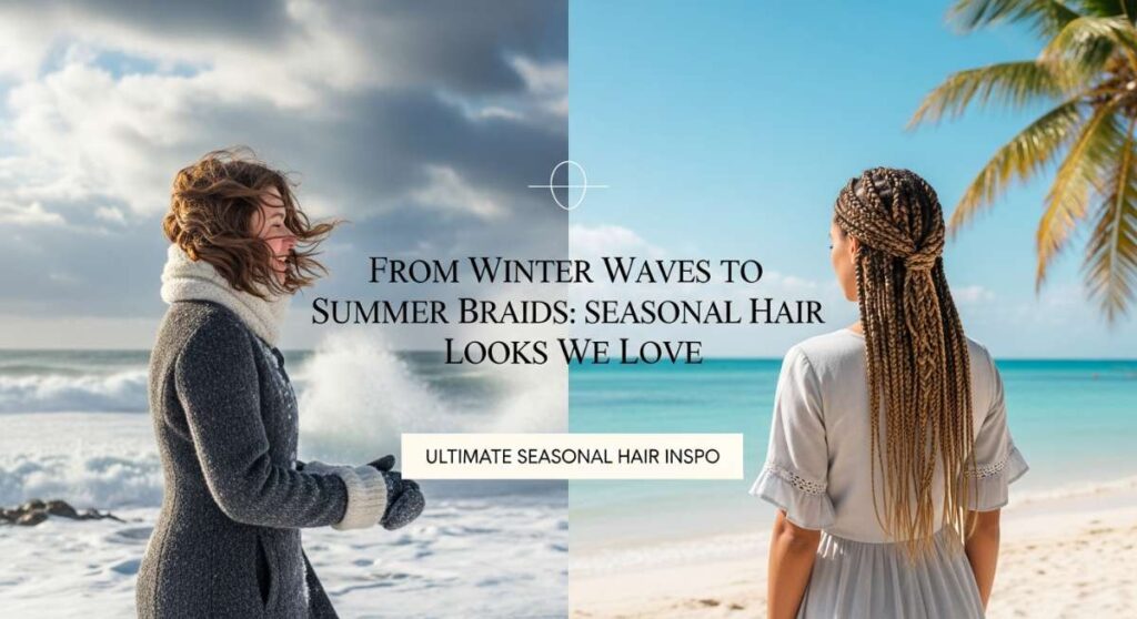 featured: from winter waves to summer braids: seasonal hair looks we love