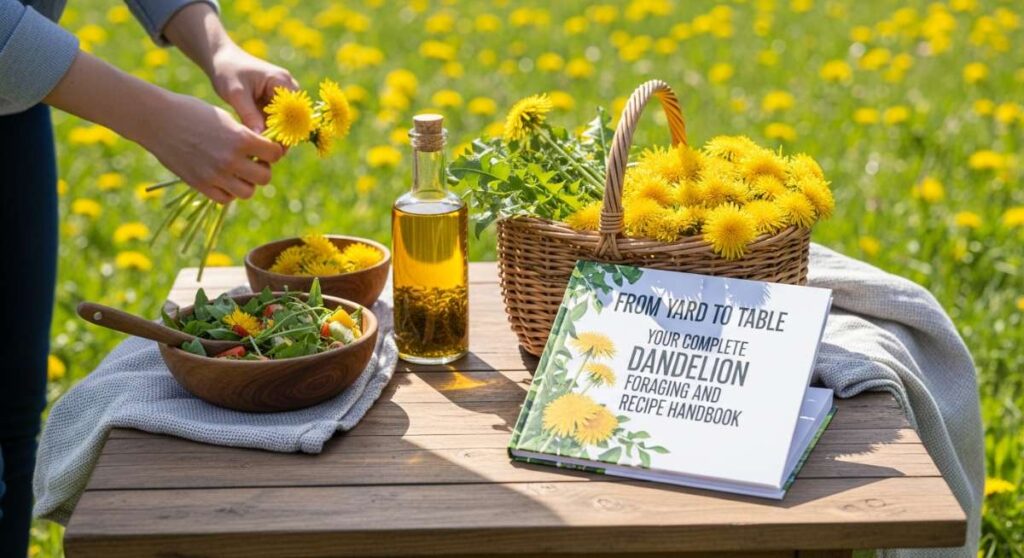 featured: from yard to table: your complete dandelion foraging and recipe handbook