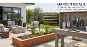 featured: garden goals: sleek diy projects for a contemporary outdoor oasis