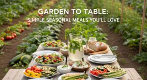 featured: garden to table: simple seasonal meals you'll love