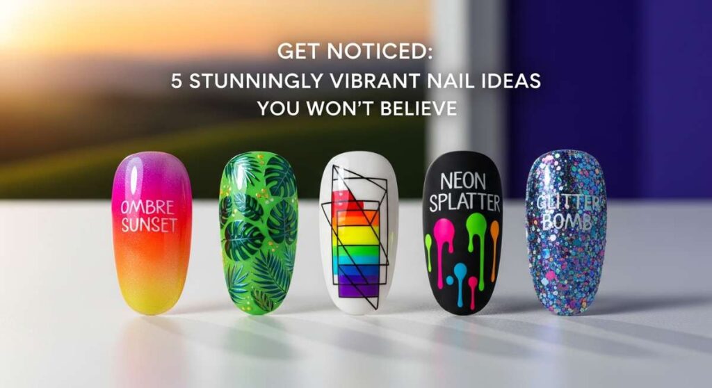 featured: get noticed: 5 stunningly vibrant nail ideas you won't believe