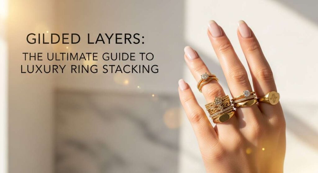 featured: gilded layers: the ultimate guide to luxury ring stacking