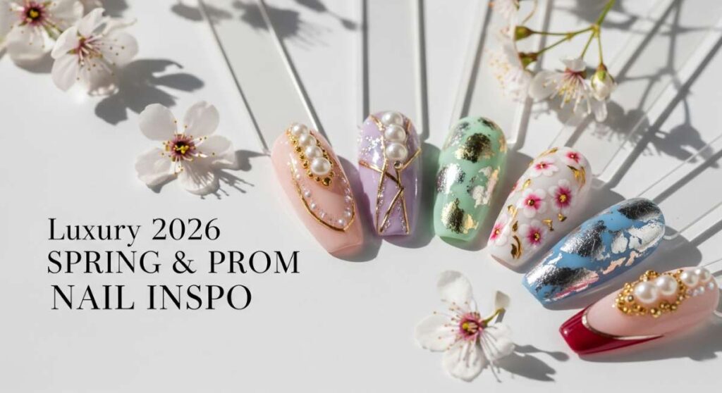 featured: glamour redefined: 5 luxury nail trends for spring/prom 2026