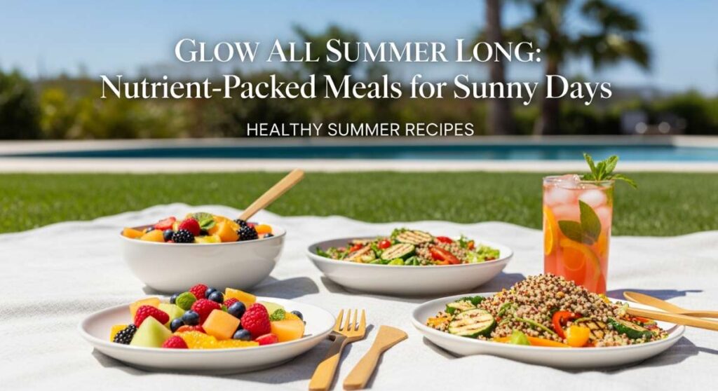 featured: glow all summer long: nutrient packed meals for sunny days