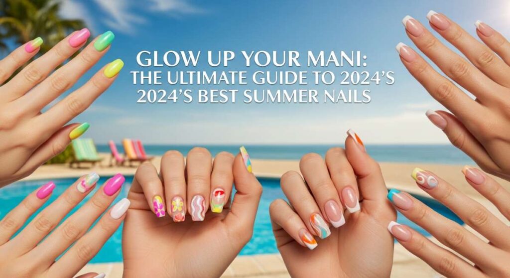 featured: glow up your mani: the ultimate guide to 2024's best summer nails