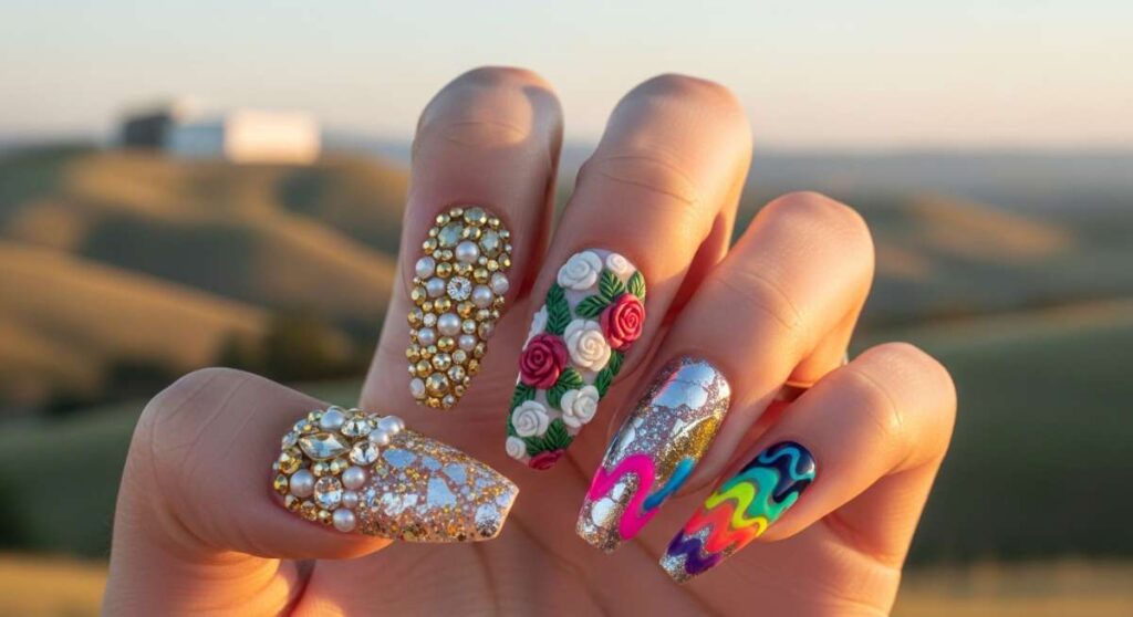 featured: go big or go home: the ultimate guide to maximalist nail art